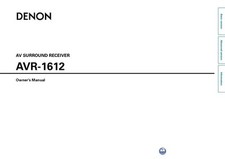 Denon AVR-1612 Ricevitore