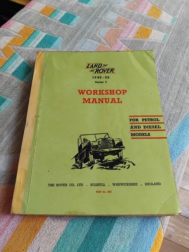 Land rover serie 1948 - 1, 1948-1958