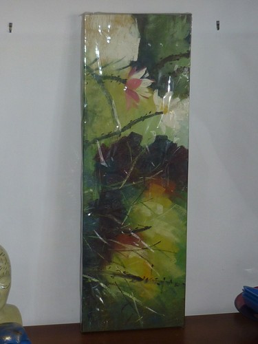 Quadro verticale arte - arte, fiore