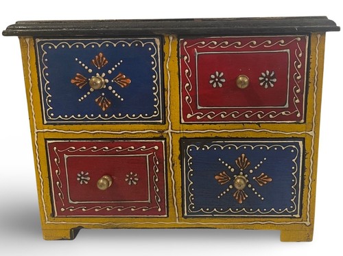 Scatola indiana legno - in,
