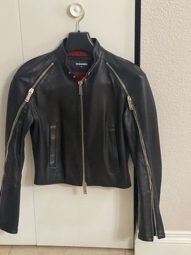 Dsquared2 leather jacket - dsquared2,