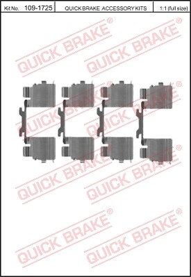 Kit accessori pastiglie freno - kit, accessori,