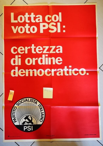 Manifesto psi partito - psi,