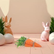  3 pezzi bambola di carota giocattolo di carota ripiena tessuto artificiale