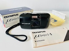 Olympus µ mju i Infinity Stylus 35mm point &Shoot Film Camera TESTED Working BOX