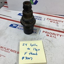 24 Spline to 1-1/4" Male