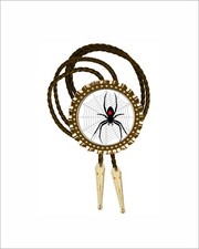 Black Widow Spider  Bolo Tie