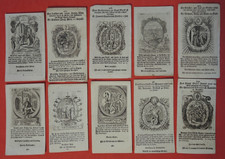 10 x immagine sacra incisione