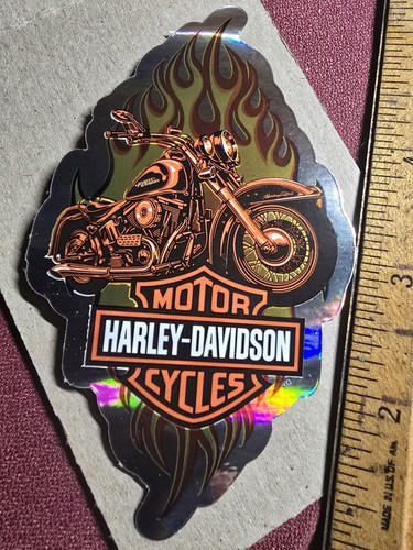 Adesivo olografico harley - olografico, 3d