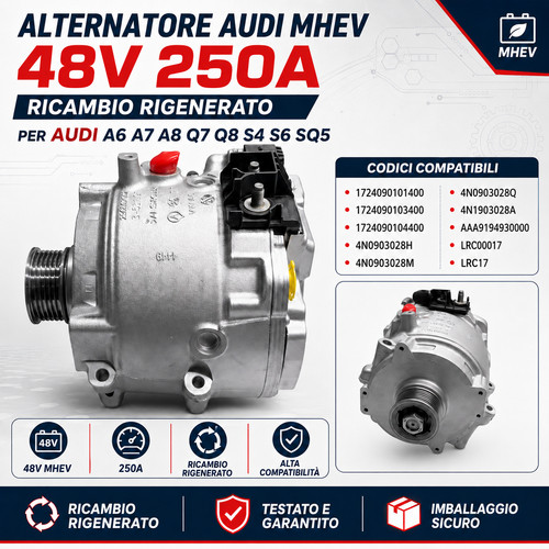 Alternatore audi mhev 48v - mhev,