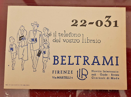 Biglietto beltrami libraio - beltrami,