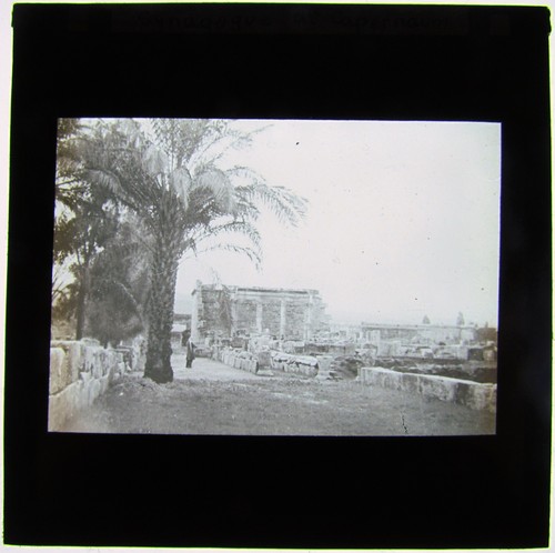 Glass magic lantern slide - magic,