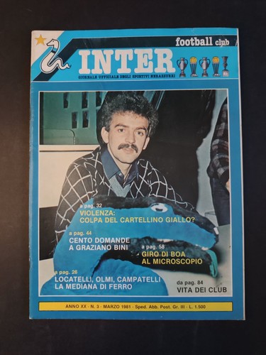 Fumetto inter 3 - inter, (1981)
