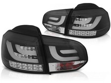 LDVWN1 COPPIA FARI FANALI POSTERIORI VW GOLF 6 10.08-12 BLACK LED BAR TuningShop