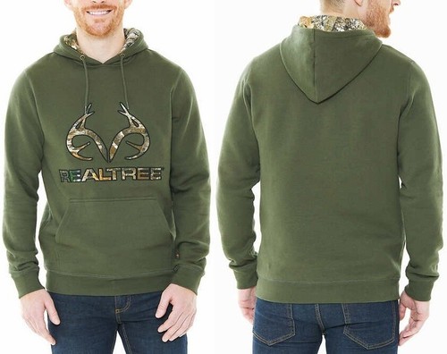 Felpa uomo realtree verde con - felpa,
