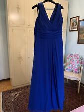 Abito Lungo Da Cerimonia Blu Tg. 48