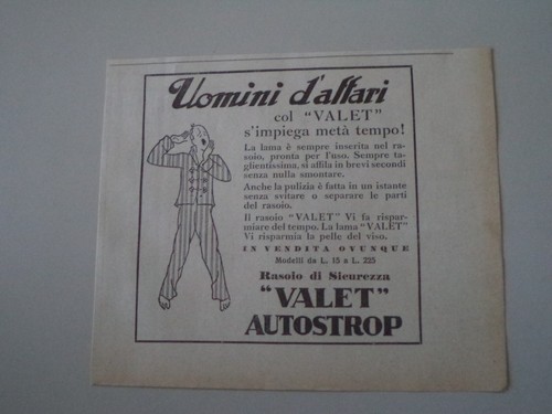 Advertising pubblicità 1931 - pubblicità,