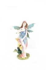 Statua Di Fata Da Collezione Rosa Azzurro Mod2 (DIFETTO)