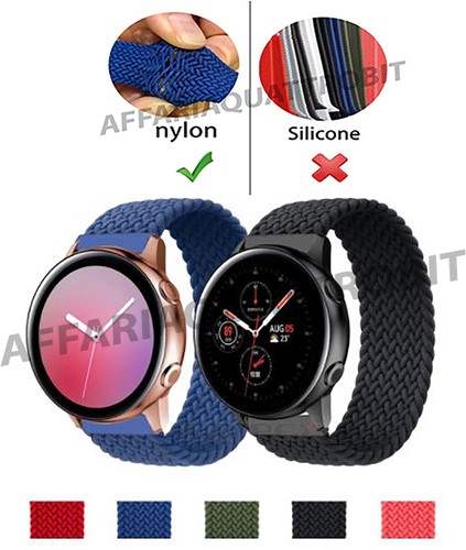 Cinturino nylon intrecciato - nylon,