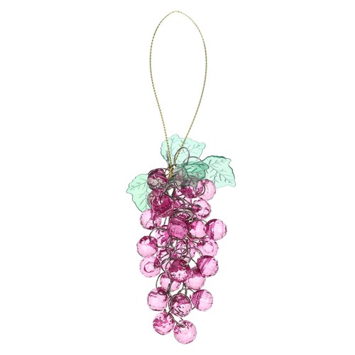 Ornamento uva con perline - ornamento,