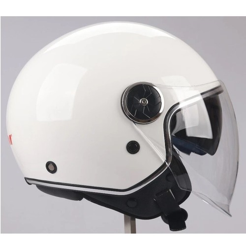 Casco jet bianco - jet,