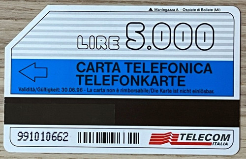 Carta telefonica moulinex 45 - carta,