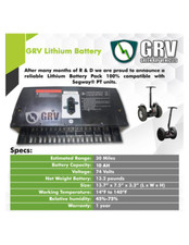 BATTERIA SEGWAY X2 i2 i2SE