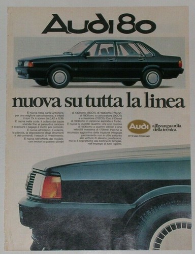 Advert pubblicità auto 1985 - advert,