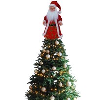 Puntale Babbo Natale per