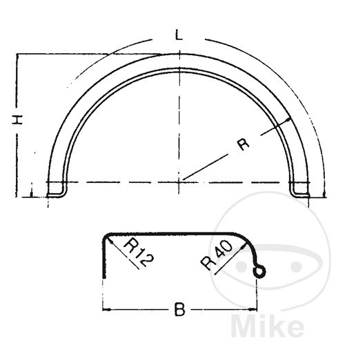 Unbranded plastic fenders - plastic, for
