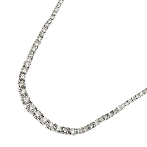 Collana con diamanti 00 - collana,
