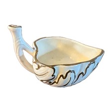 Rara barca burro cuore a forma di foglia crema XVIII secolo c 1780/1790