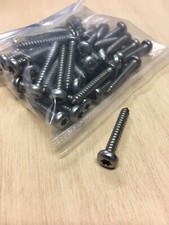 VITE ACCIAIO INOX 4,7x32,5 PER LEGNO PLASTICA TESTA CILINDRICA INSERTO TX25 30PZ