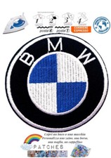 patch BMW car brand logo iron on sew embroidered badge auto toppa termoadesiva