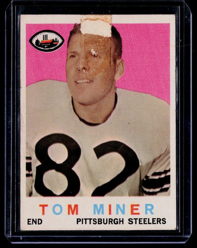 1959 topps tom - #52, miner