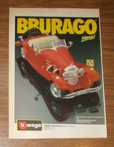 Seltene werbung bburago - seltene,