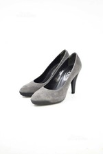 Tod's Women's Grey Suede Heel