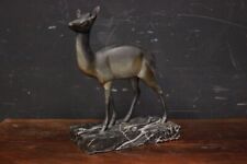Scultura / Statua / Sculpture / animale / cervo / bronzo marmo / francese / FRA