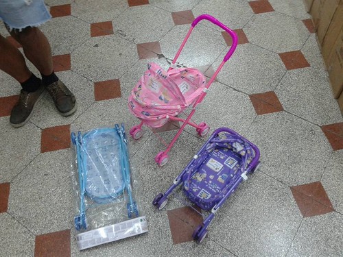 Passeggino carrozzina rosa - 1,