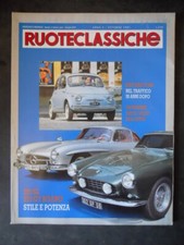RUOTECLASSICHE 44 1991 FIAT 500 MERCEDES 300 SL 250 GT BOANO GABRI VOISIN [81S]