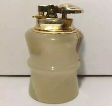 ACCENDINO CORONA DA TAVOLO MARMO/ALABASTRO-LIGHTER-MECHERO-FEUERZEUG-VINTAGE