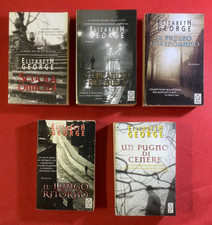 Elizabeth GEORGE Lotto 5 Libri RITORNO + PUGNO CENERE + OMICIDI +BUIO + INGANNO