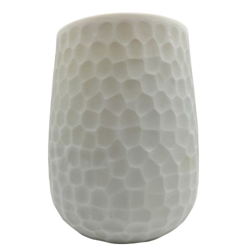 Vaso vetro bianco bergamo - vaso,