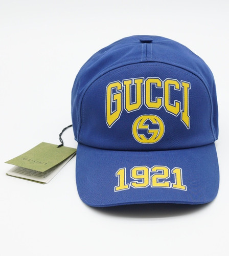 Gucci berretto uomo blu - gucci, logo