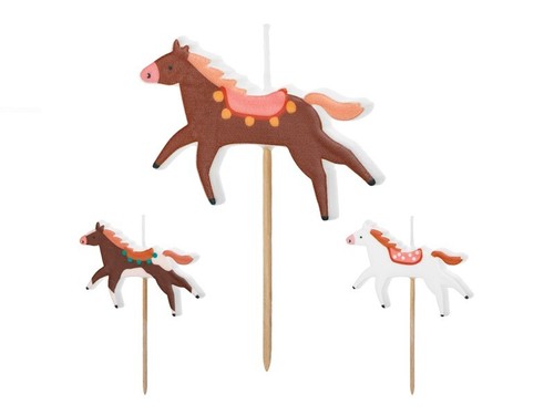 Candele cavalli pezzi - candele,