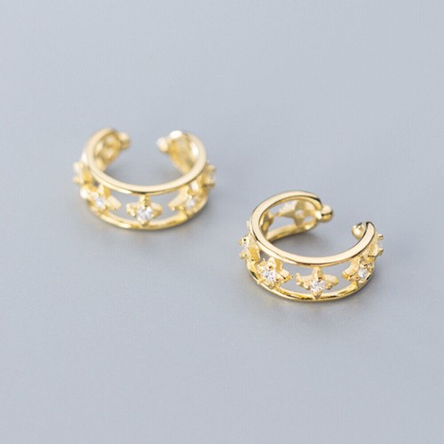 Orecchini clip argento - a,