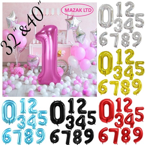 Numero palloncini foil - 32", 40"