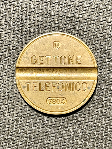 Gettone telefonico raro - gettone,
