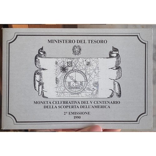 500 lire 1990 centenario - 500, v