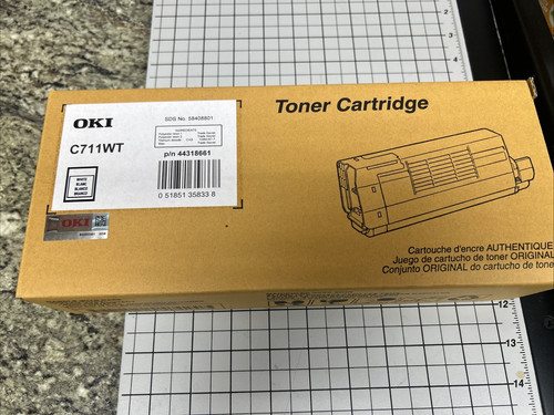 Toner oki c711wt bianco - toner,